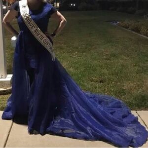 Royal Blue Custom Gown